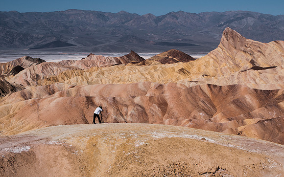 Self Portrait - Zabriskie Point - Death Valley California