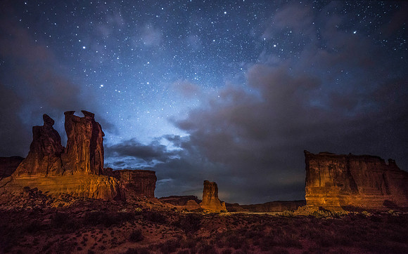 Courthouse View - Arches National Park - Moab Utah