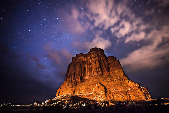 Courthouse Butte - Arches National Park Utah