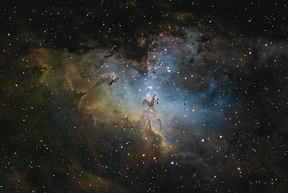 M16 - Eagle Nebula and the Pillars of Creation