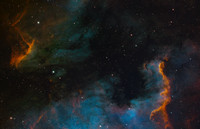 NGC-7000 - The Cygnus Wall & Pelican Nebula