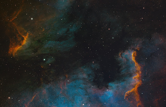 NGC-7000 - The Cygnus Wall & Pelican Nebula
