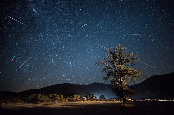 Perseid meteor shower - Kern County California
