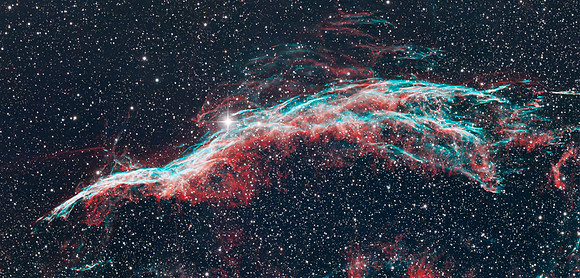 The Witches Broom Nebula in constellation Cygnus