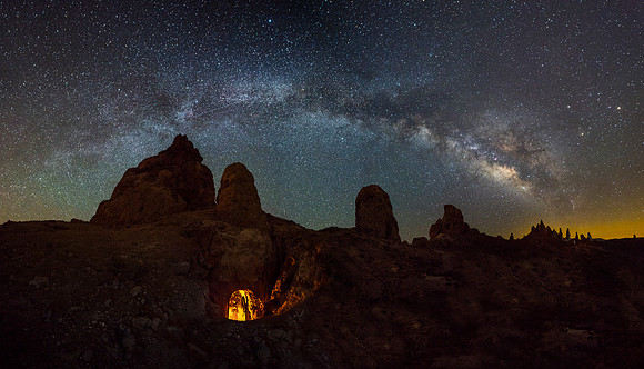 Trona Pinnacles cave site - Trona California