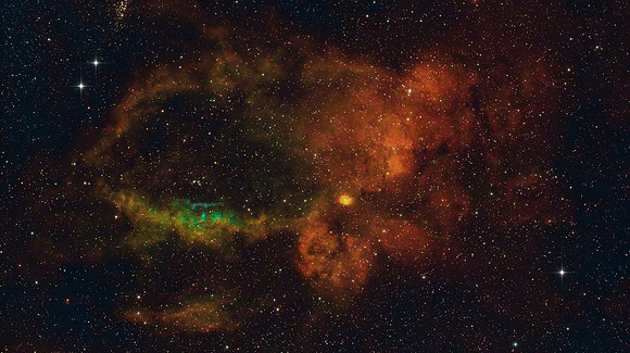 SH2-157 - Lobster Claw Nebula