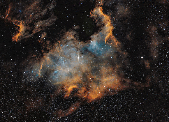 NGC7000 - The North American Nebula. Located in the constellation of Cygnus.
